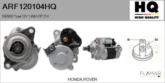 FLAMAR ARF120104HQ - Démarreur droxauto.com
