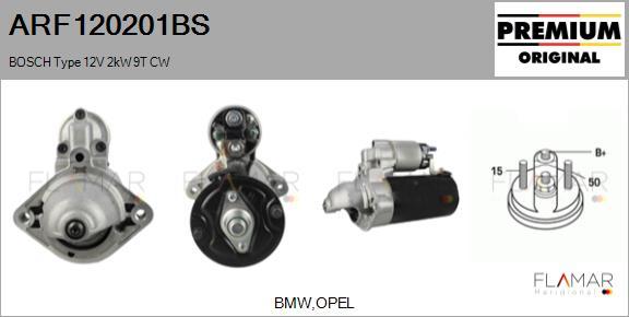 FLAMAR ARF120201BS - Démarreur droxauto.com