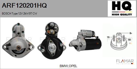 FLAMAR ARF120201HQ - Démarreur droxauto.com