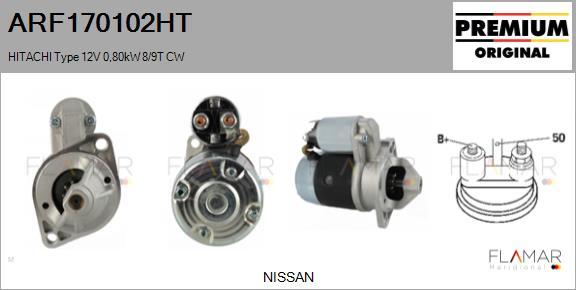 FLAMAR ARF170102HT - Démarreur droxauto.com