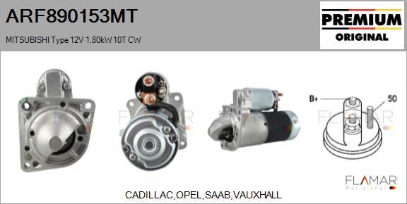 FLAMAR ARF890153MT - Démarreur droxauto.com