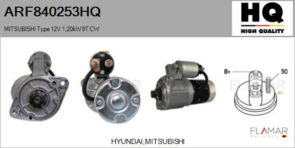 FLAMAR ARF840253HQ - Démarreur droxauto.com