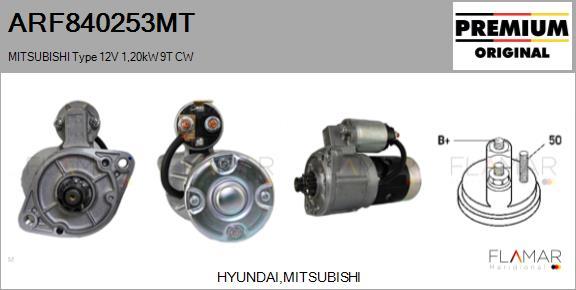 FLAMAR ARF840253MT - Démarreur droxauto.com