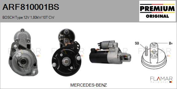FLAMAR ARF810001BS - Démarreur droxauto.com