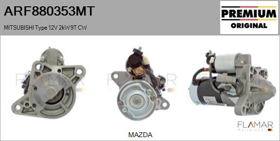 FLAMAR ARF880353MT - Démarreur droxauto.com
