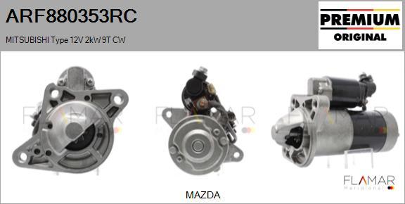 FLAMAR ARF880353RC - Démarreur droxauto.com