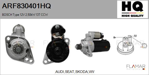 FLAMAR ARF830401HQ - Démarreur droxauto.com