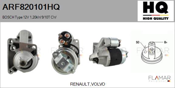 FLAMAR ARF820101HQ - Démarreur droxauto.com