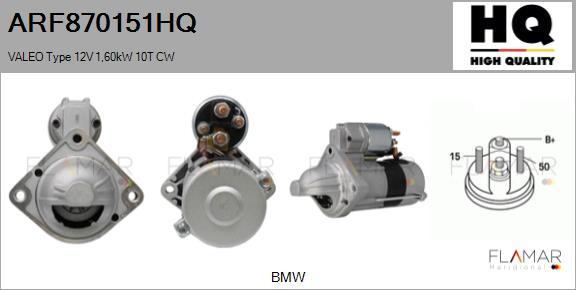 FLAMAR ARF870151HQ - Démarreur droxauto.com