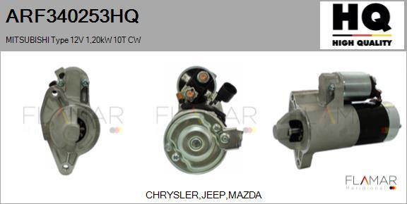 FLAMAR ARF340253HQ - Démarreur droxauto.com