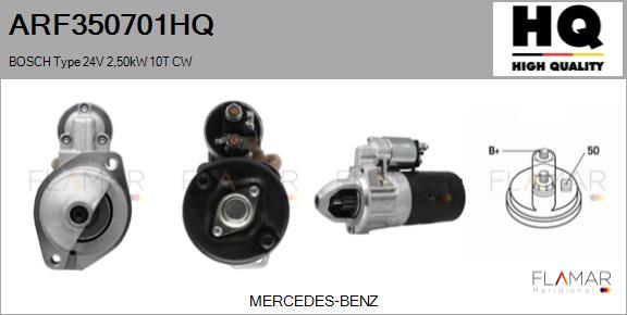 FLAMAR ARF350701HQ - Démarreur droxauto.com