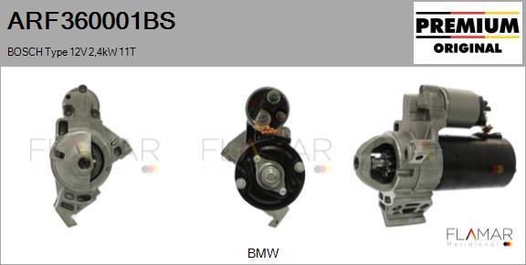 FLAMAR ARF360001BS - Démarreur droxauto.com
