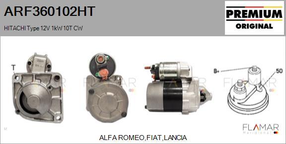 FLAMAR ARF360102HT - Démarreur droxauto.com