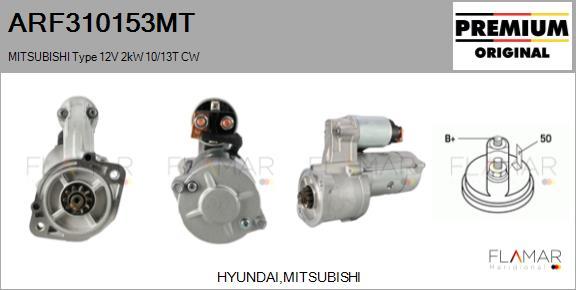FLAMAR ARF310153MT - Démarreur droxauto.com