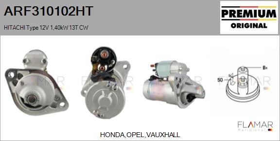 FLAMAR ARF310102HT - Démarreur droxauto.com