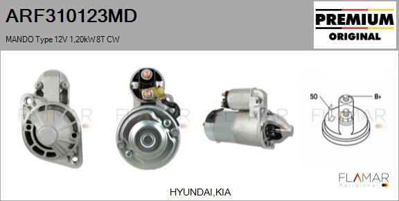 FLAMAR ARF310123MD - Démarreur droxauto.com