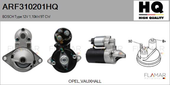 FLAMAR ARF310201HQ - Démarreur droxauto.com