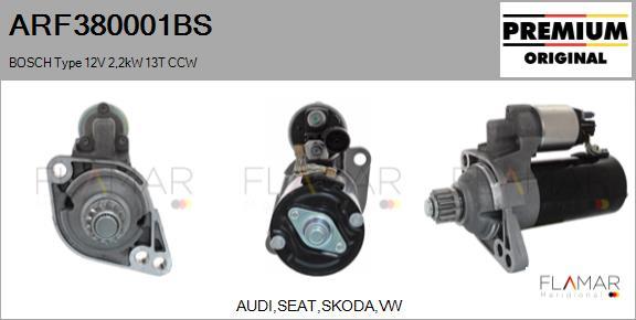 FLAMAR ARF380001BS - Démarreur droxauto.com