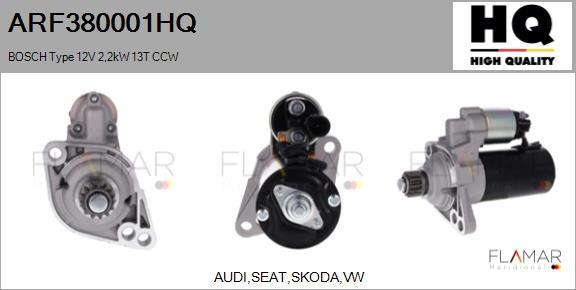 FLAMAR ARF380001HQ - Démarreur droxauto.com