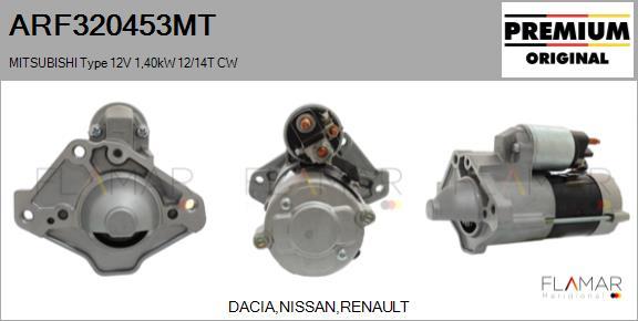 FLAMAR ARF320453MT - Démarreur droxauto.com