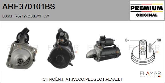 FLAMAR ARF370101BS - Démarreur droxauto.com
