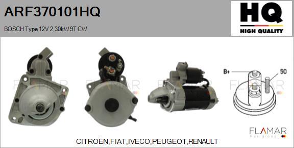 FLAMAR ARF370101HQ - Démarreur droxauto.com