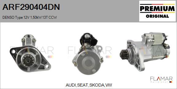 FLAMAR ARF290404DN - Démarreur droxauto.com