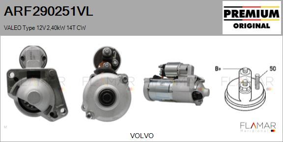 FLAMAR ARF290251VL - Démarreur droxauto.com