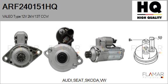 FLAMAR ARF240151HQ - Démarreur droxauto.com