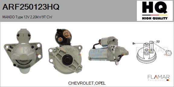 FLAMAR ARF250123HQ - Démarreur droxauto.com
