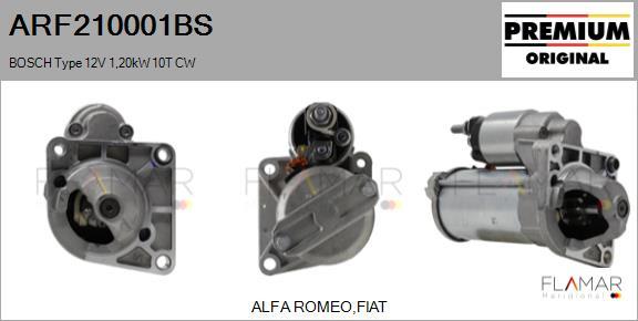 FLAMAR ARF210001BS - Démarreur droxauto.com