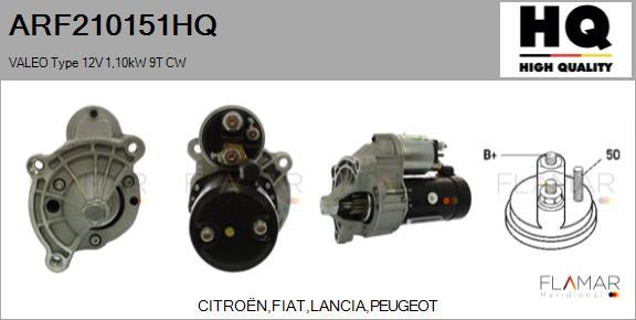 FLAMAR ARF210151HQ - Démarreur droxauto.com