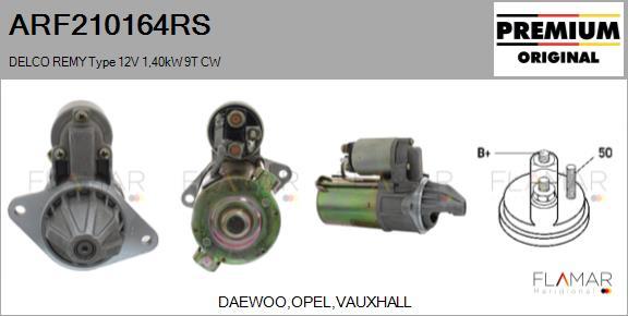 FLAMAR ARF210164RS - Démarreur droxauto.com