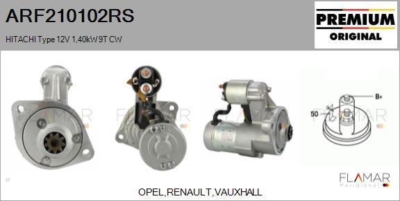 FLAMAR ARF210102RS - Démarreur droxauto.com