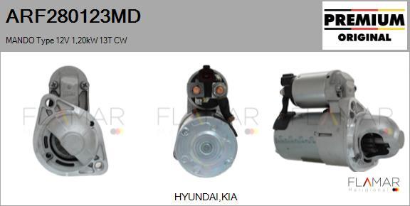 FLAMAR ARF280123MD - Démarreur droxauto.com
