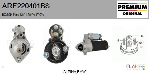 FLAMAR ARF220401BS - Démarreur droxauto.com