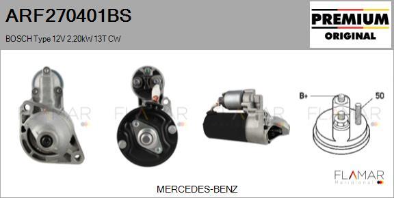 FLAMAR ARF270401BS - Démarreur droxauto.com