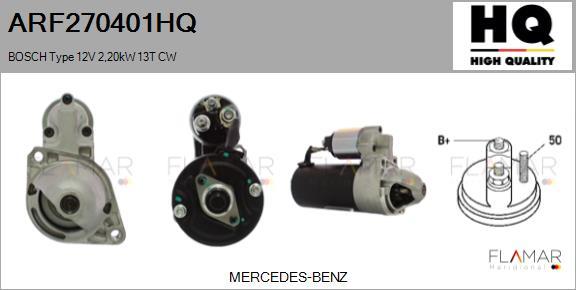 FLAMAR ARF270401HQ - Démarreur droxauto.com