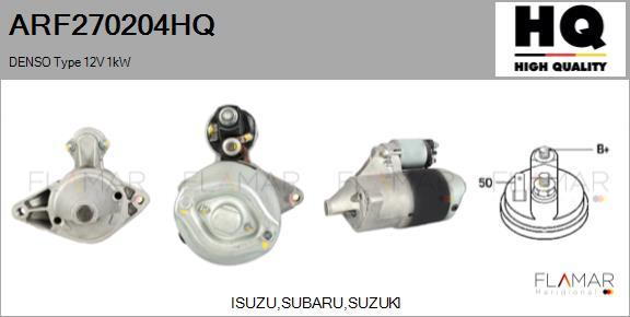 FLAMAR ARF270204HQ - Démarreur droxauto.com