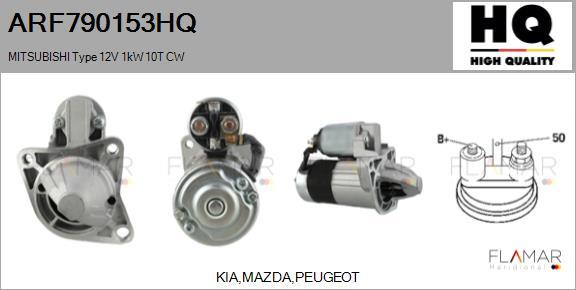 FLAMAR ARF790153HQ - Démarreur droxauto.com