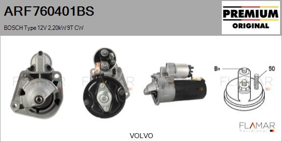 FLAMAR ARF760401BS - Démarreur droxauto.com