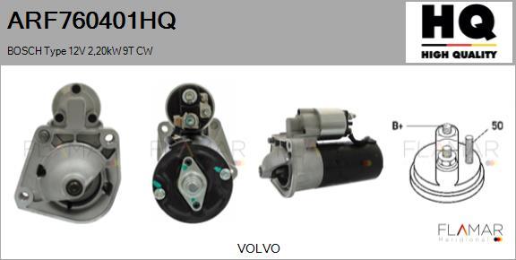 FLAMAR ARF760401HQ - Démarreur droxauto.com