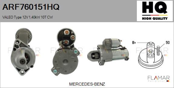 FLAMAR ARF760151HQ - Démarreur droxauto.com