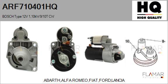FLAMAR ARF710401HQ - Démarreur droxauto.com