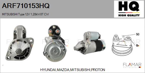 FLAMAR ARF710153HQ - Démarreur droxauto.com