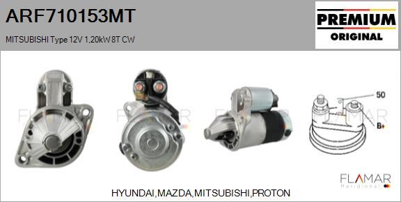 FLAMAR ARF710153MT - Démarreur droxauto.com