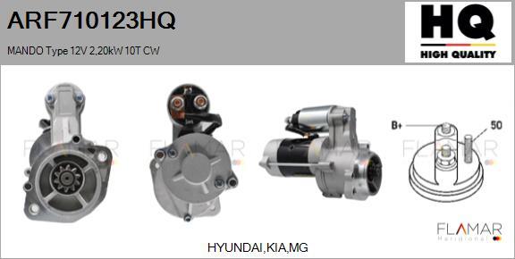 FLAMAR ARF710123HQ - Démarreur droxauto.com