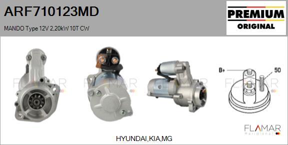 FLAMAR ARF710123MD - Démarreur droxauto.com