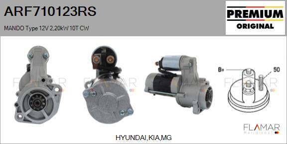 FLAMAR ARF710123RS - Démarreur droxauto.com