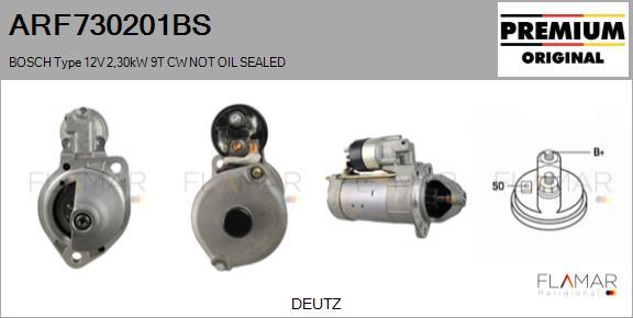 FLAMAR ARF730201BS - Démarreur droxauto.com